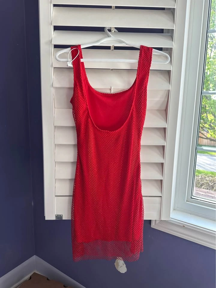 M sparkly low-back party dress - photo 2