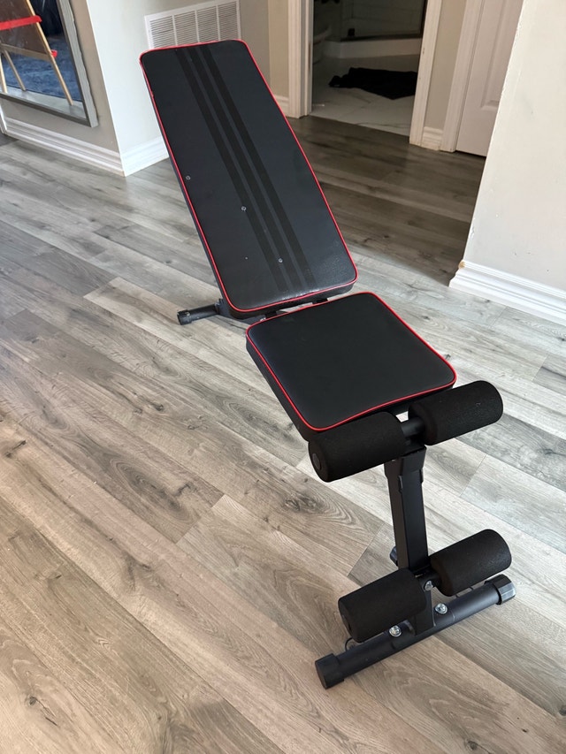 Workout Bench | Fully adjustable & fully collapsible