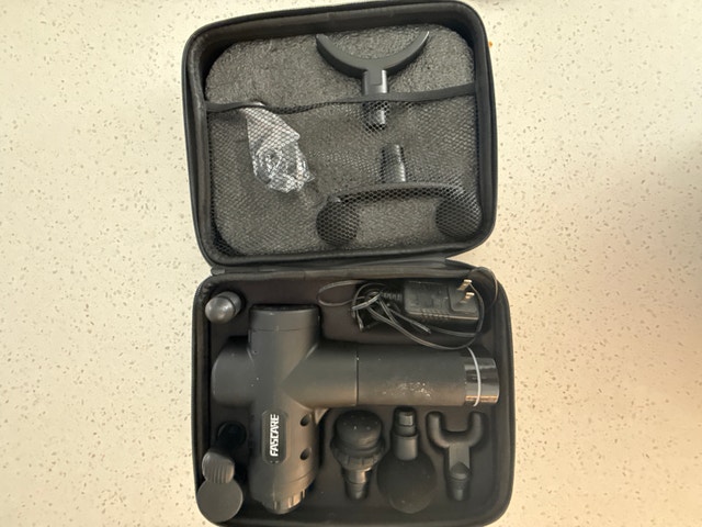 Fascare Massage Gun with Case & All Attachments!