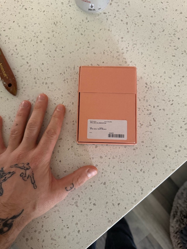 Acne Studios Brown Leather Wallet! - photo 2