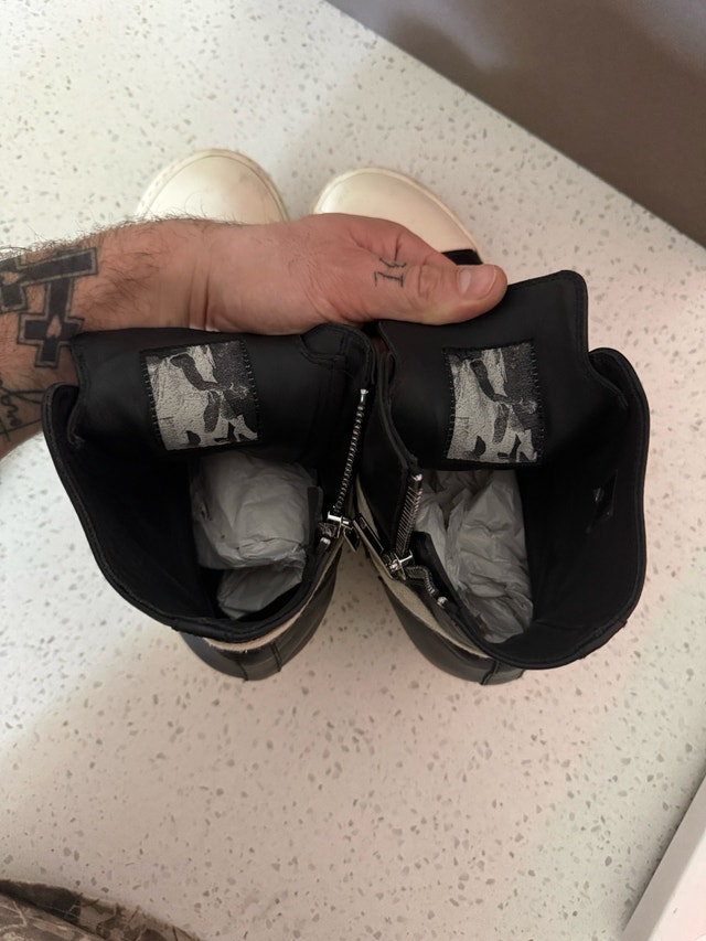 Rick Owens Hollywood | Full Grain | Black & Milk - photo 4
