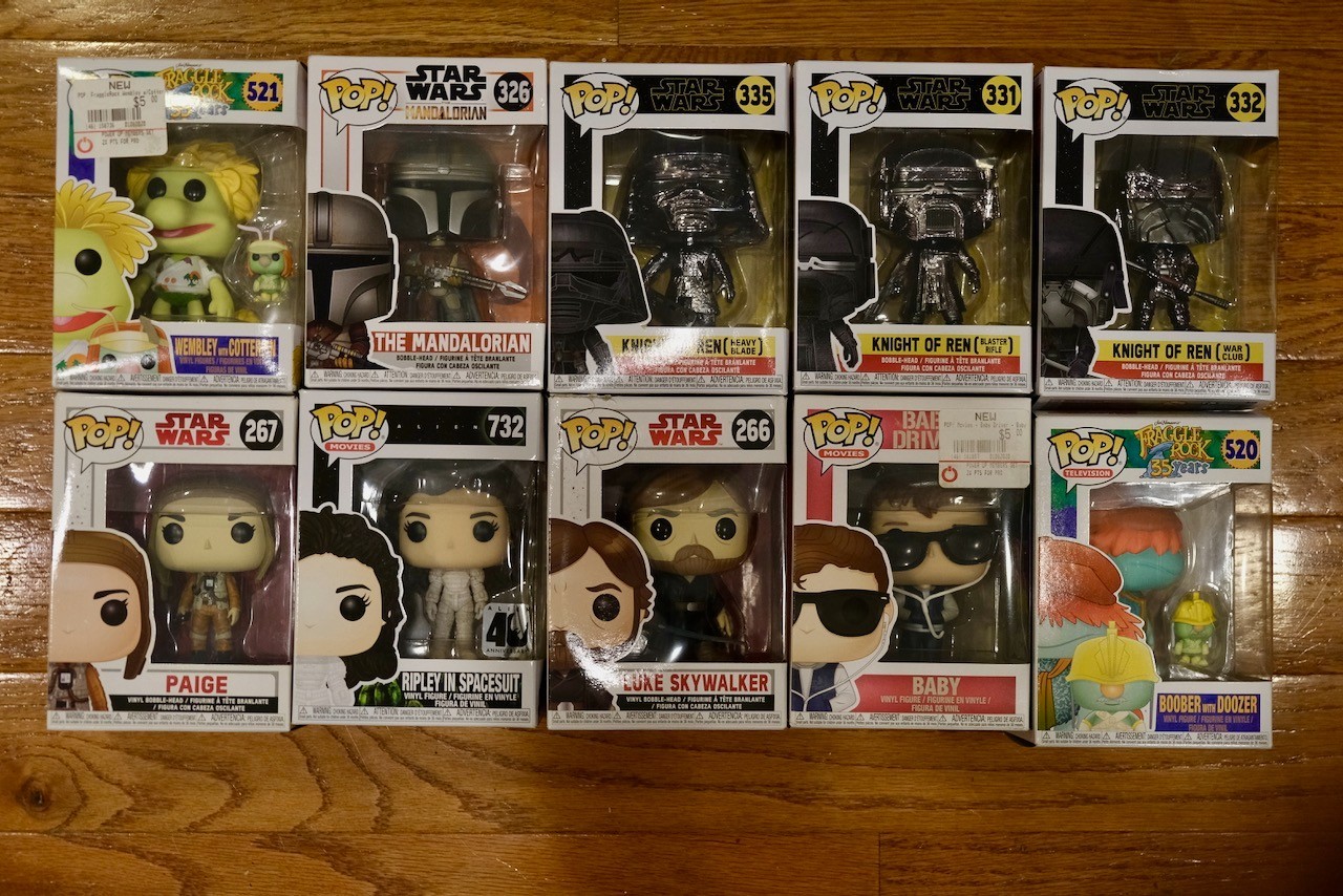 Funko Pop! Lot of 10 Figures - NIB - Mint/Near Mint