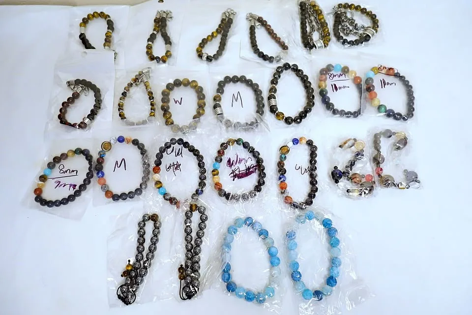 Brand New Lot of 24 Genuine Gemstone Bracelets thumbnail