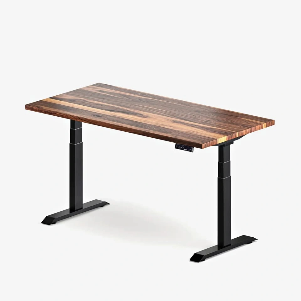 Solid Walnut Sit-Stand Desk – 24” x 48” – Excellent Condition