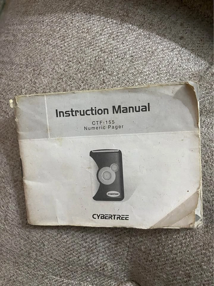 Cybertree CTF-155 Numeric Pager - photo 3