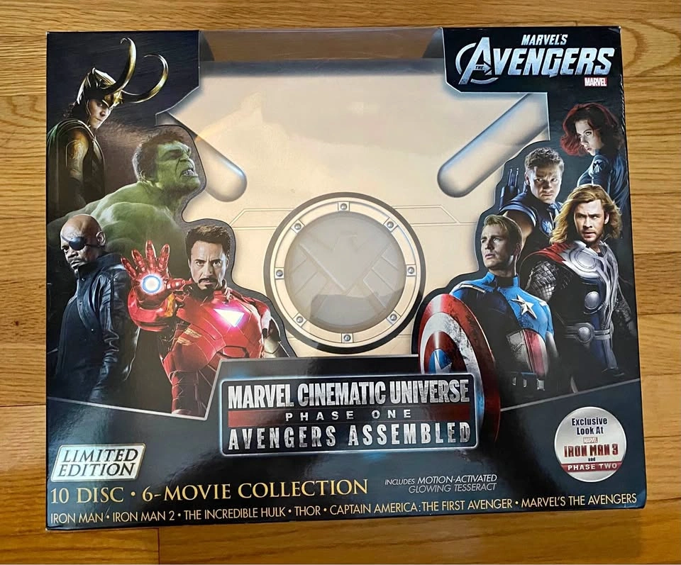 MCU Phase One Avengers Assembled Limited Edition Blu-ray Set