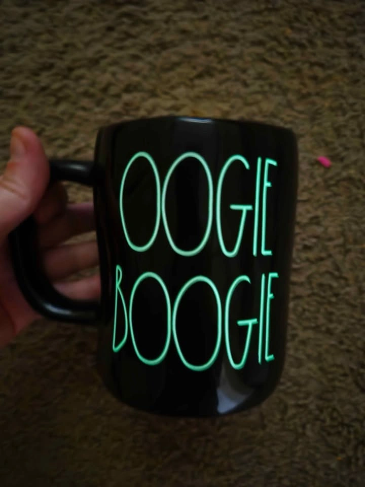Rae Dunn Oogie Boogie Glow in Dark Mug - photo 3