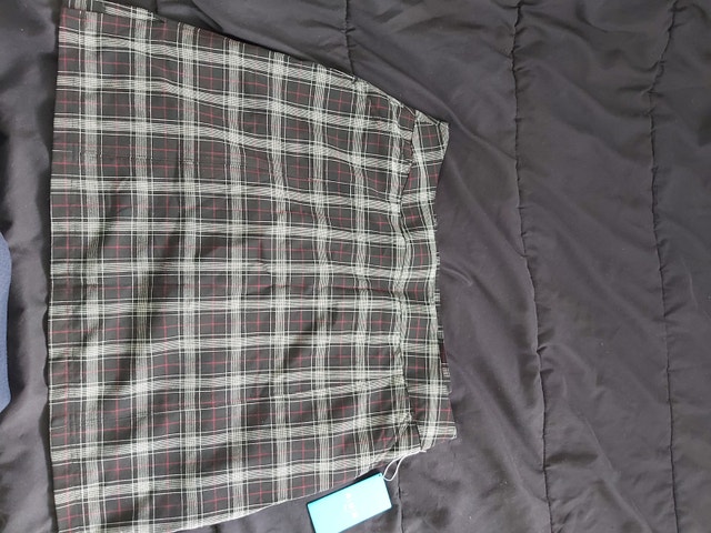 Aur Active Skirt and tights athletic wear plaid