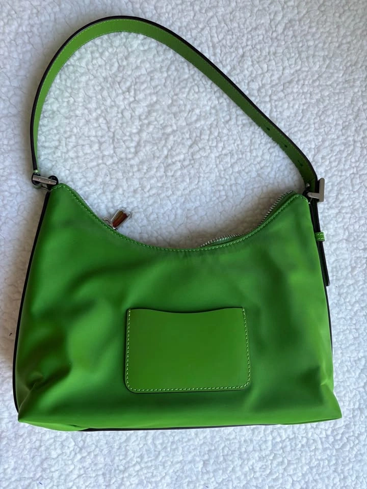 Kate Spade Avocado Green Nylon Sam Icon Shoulder Hobo Bag - photo 3