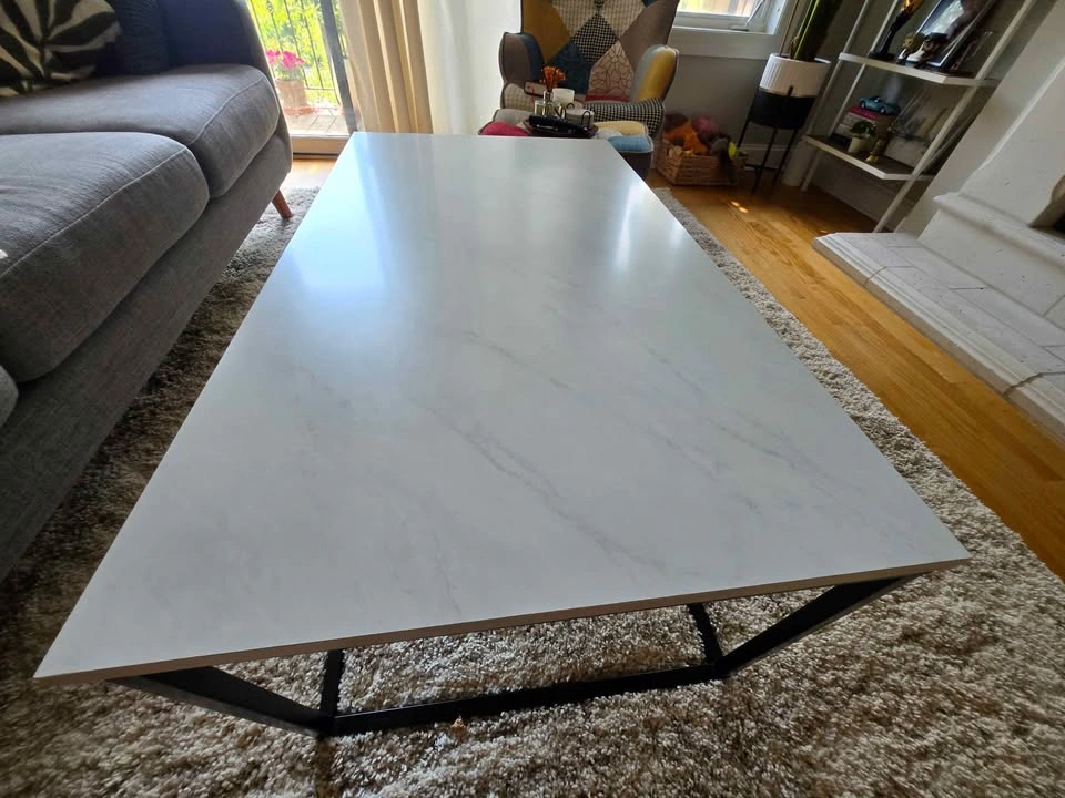 Excellent Condition Faux Marble Coffee Table - photo 3