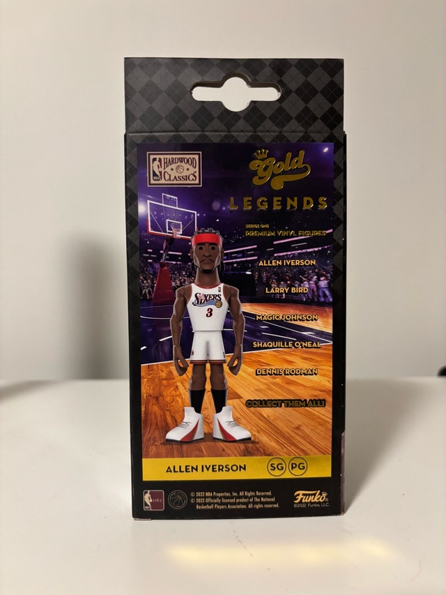 Funko Gold Legends Allen Iverson Premium Vinyl Figure - photo 2