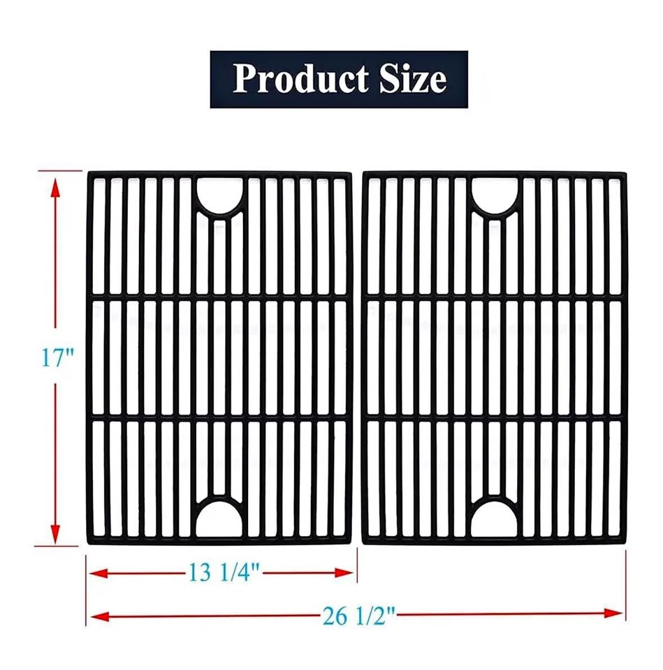 17 Inch Cast Iron Cooking Grates - Universal Replacement