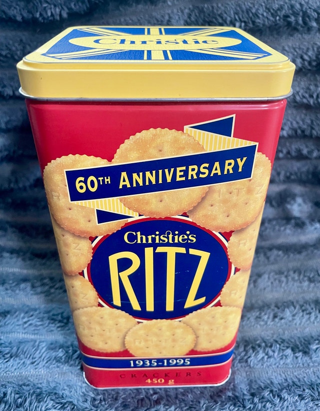 1995 Ritz Crackers 60th Anniversary Tin