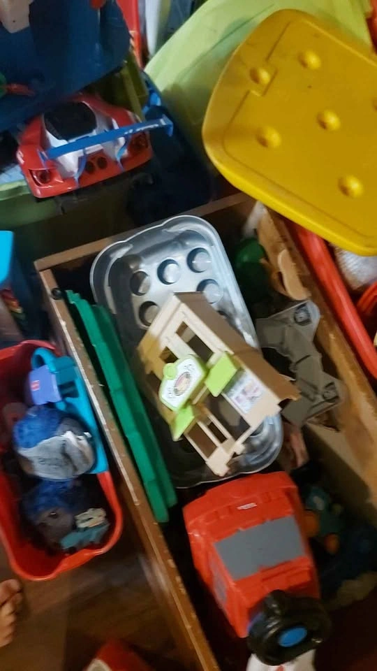 Kids Toy Lot - Race Car, Toy House, Muffin Tin - photo 2