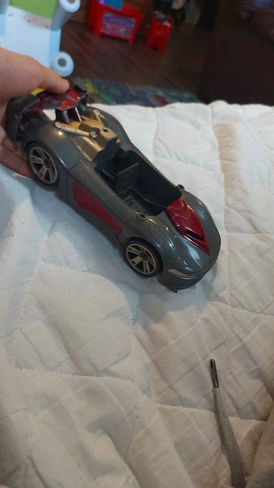 Gray and Red Transforming Toy Car - photo 2
