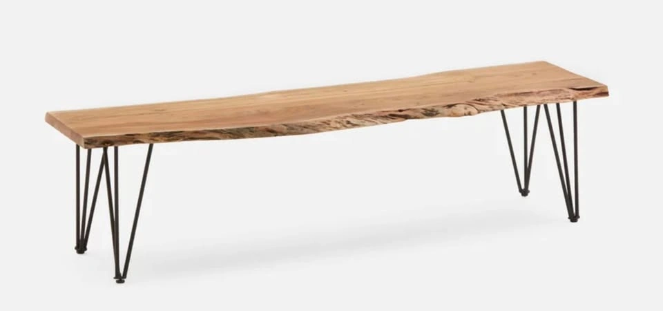 Structube Reno Dining Table & Bench Set - photo 2