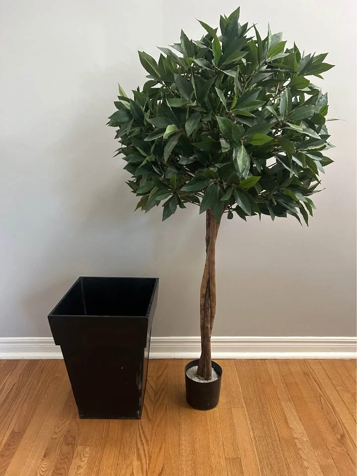 Fake Artificial Tree and Planter - photo 2