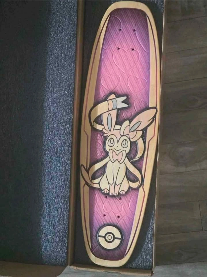 Bear Walker Pokemon Sylveon Skateboard BGS 9.5 Limited - photo 3