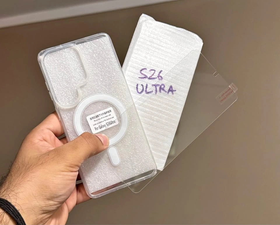 S26 ULTRA Samsung Case Back Cover + Tempered glass