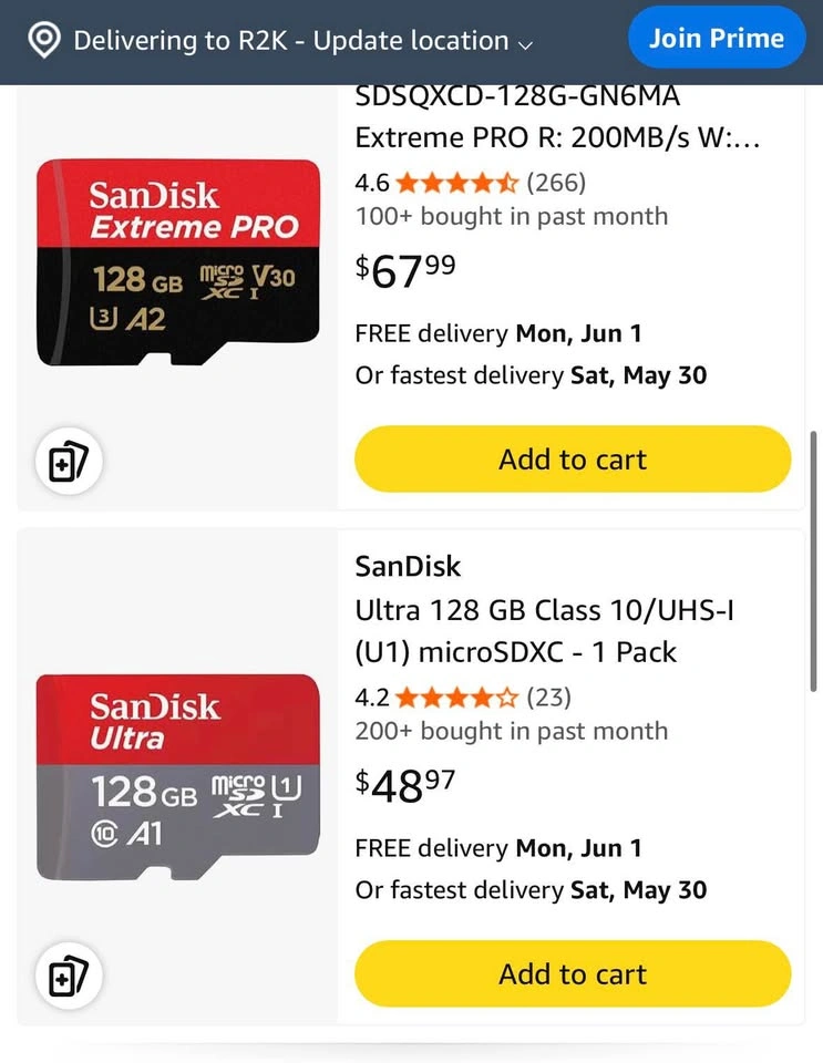 SanDisk Ultra 128GB Memory SD Card *NEW* - photo 3