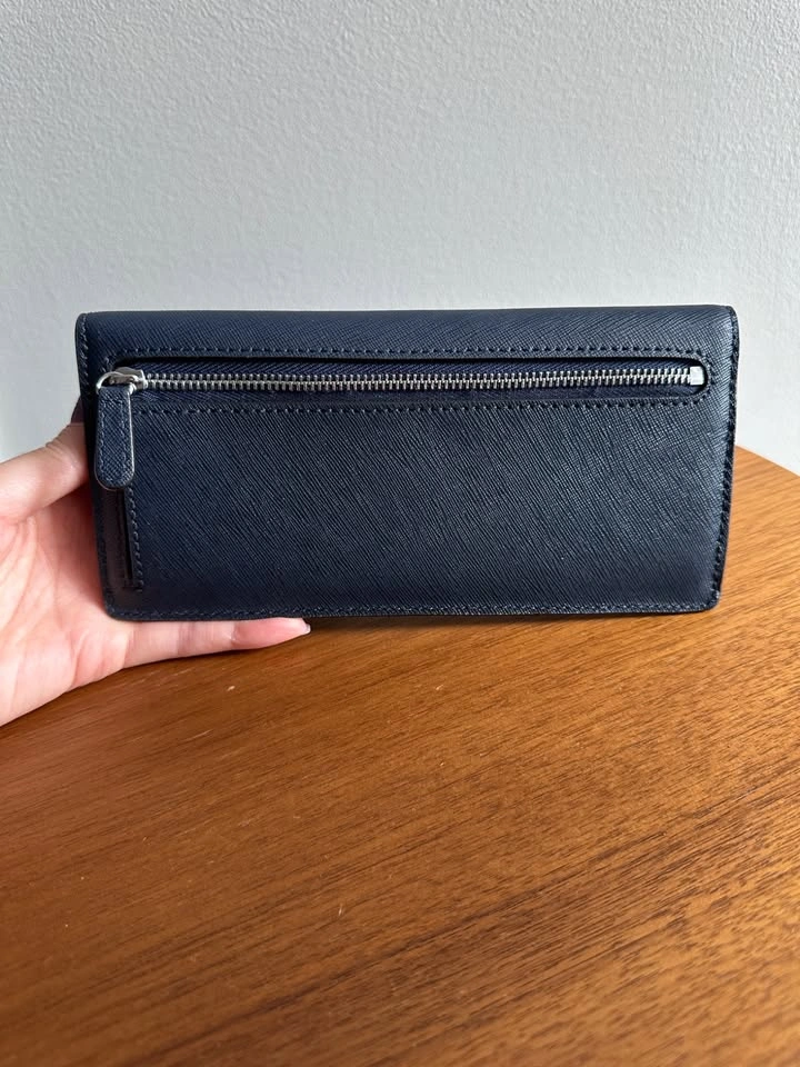 Michael Kors Navy Blue Wallet - Large - photo 4
