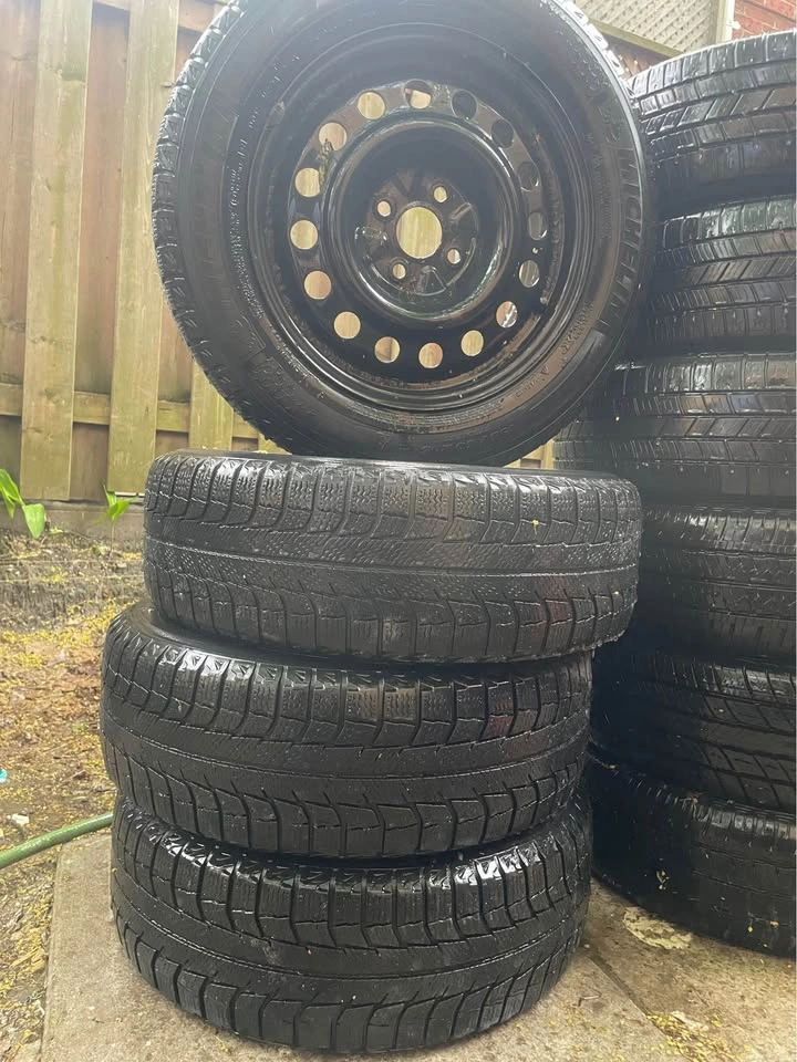 195/60R15 All Season & Winter Tires & 4x100 Rims - photo 2