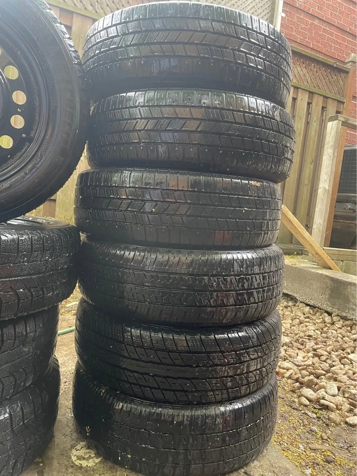 195/60R15 All Season & Winter Tires & 4x100 Rims - photo 3