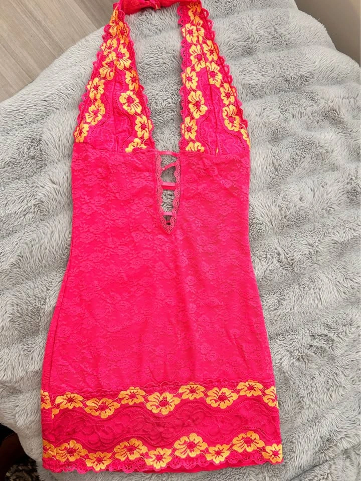 Outcast Clothing India Mini Dress Pink - photo 2