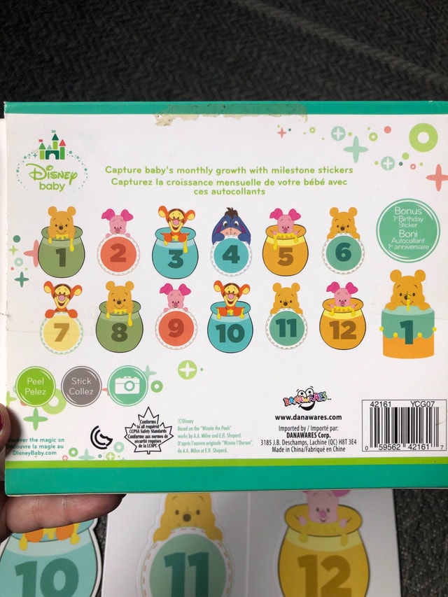 Disney Baby Milestone Stickers - photo 4