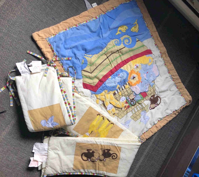 Baby's First Crib Set - Noah's Ark Theme