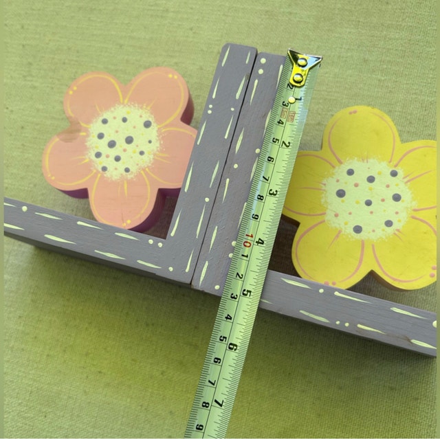 Floral Bookends hand painted - photo 3
