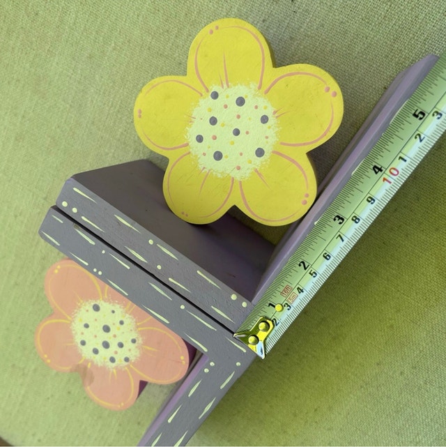 Floral Bookends hand painted - photo 4