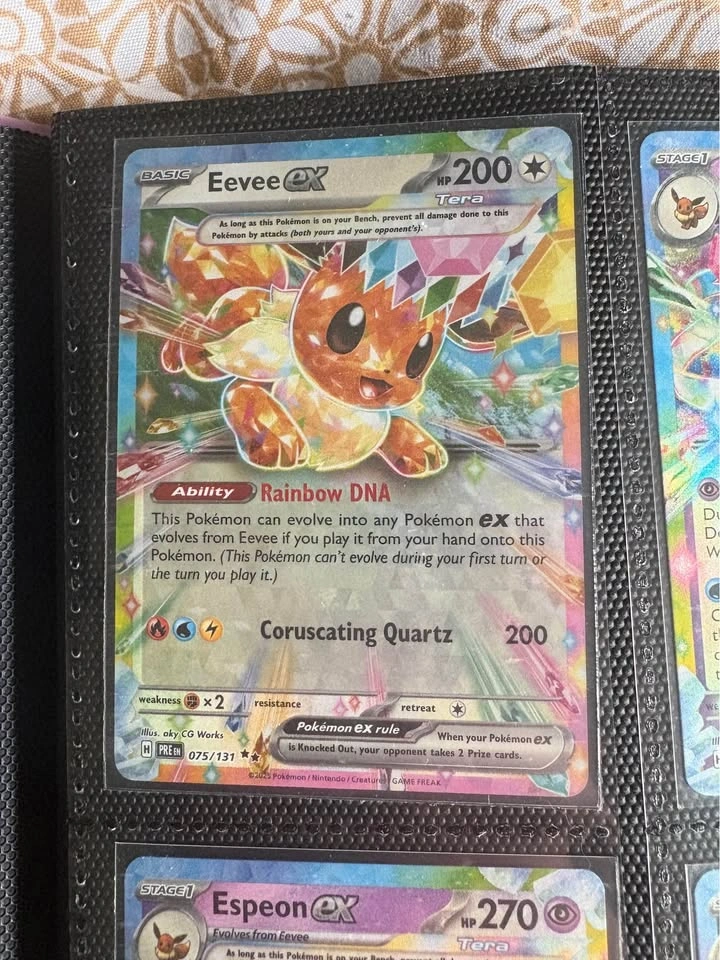 Pokemon Cards: Eevee ex, Jolteon ex, N's Reshiram, Watchog, Ball - photo 3