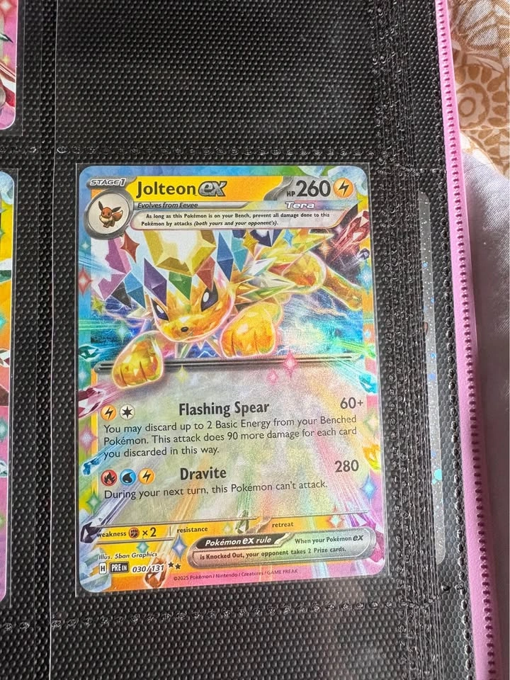Pokemon Cards: Eevee ex, Jolteon ex, N's Reshiram, Watchog, Ball - photo 4