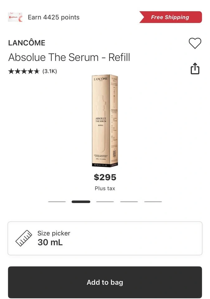 New Lancôme Absolue The Serum Refill 30ml - photo 5