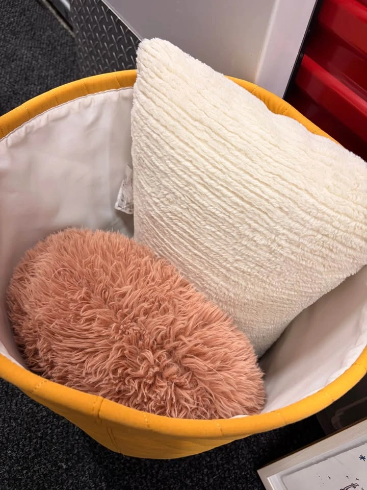 Hamper and pillows! - photo 2