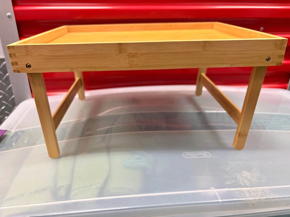 Breakfast table for the bed