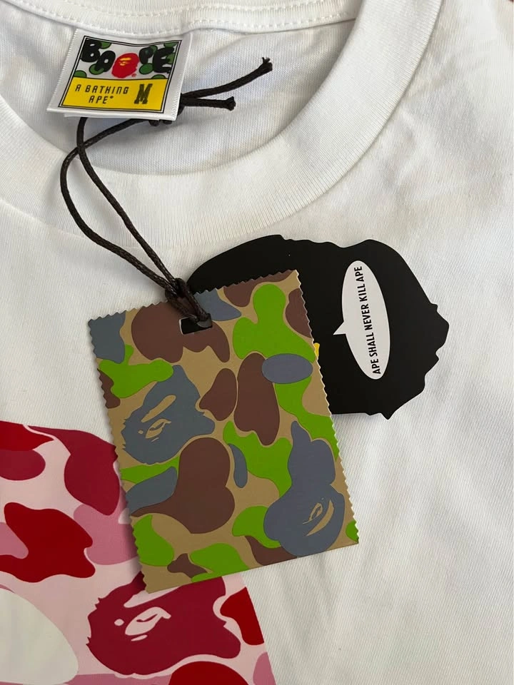 Pink Camo ABC By Bathing Ape T-Shirt - photo 5