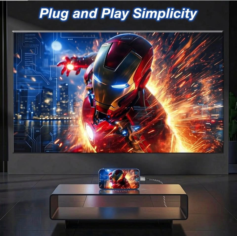 (New) USB C to HDMI 2.1 Cable 3FT - photo 4
