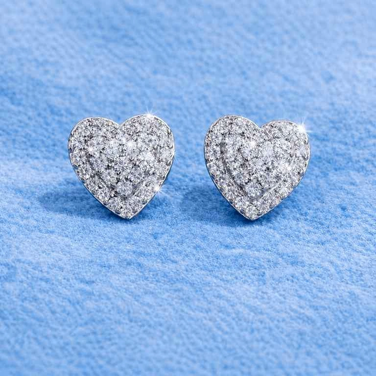 8mm Heart Earrings