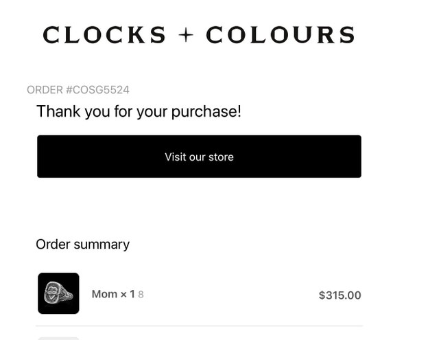 Clocks + Colours Mom Ring - photo 5