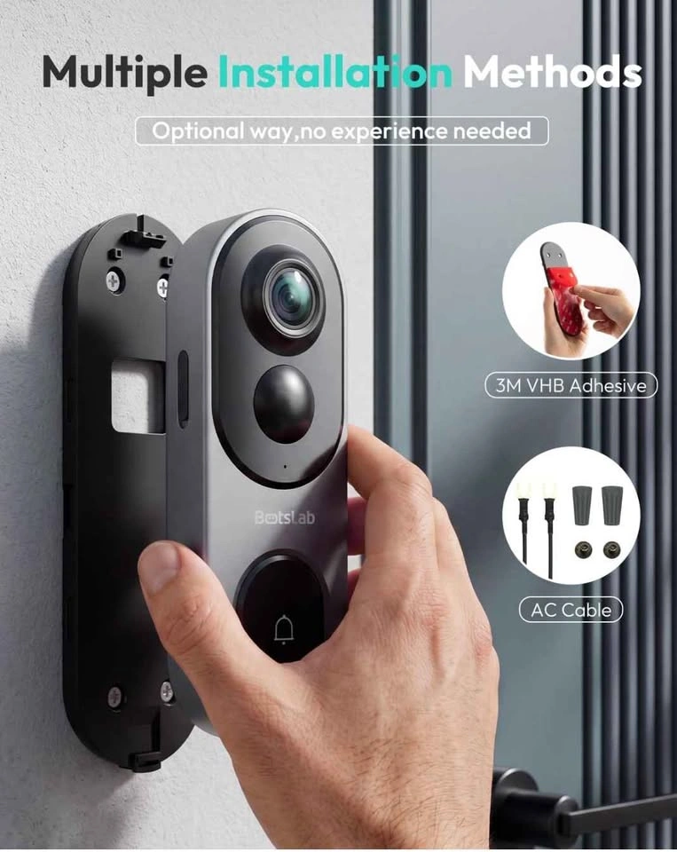 5MP Wireless Video Doorbell Camera - photo 3