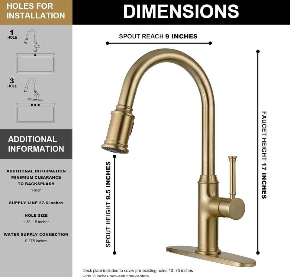 Brass Kitchen Faucet - photo 4
