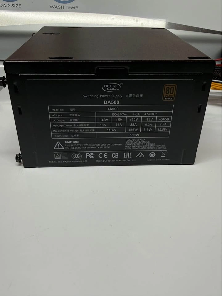 DeepCool DA500 500W 80+ Bronze Power Supply - photo 2