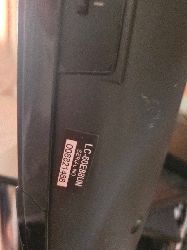 65" Sharp LC-60E88UN TV - Very Crisp Picture - photo 4