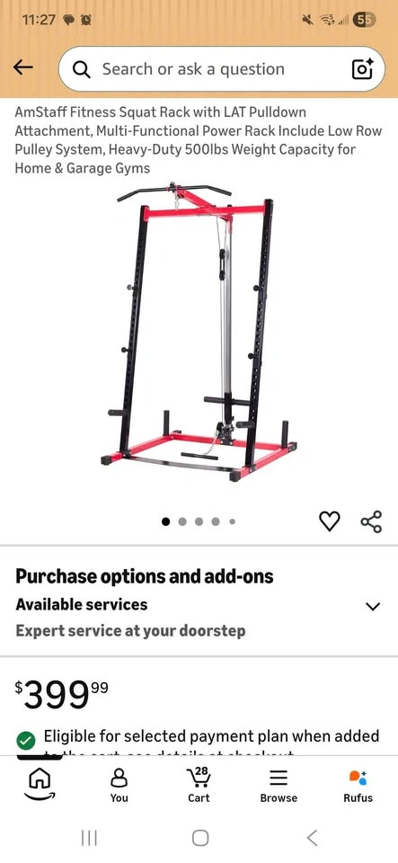 Squat Rack with Pulley - photo 3