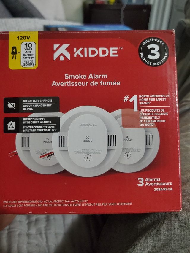 Smoke Alarms - New In Box 3 Pack Kidde - photo 2