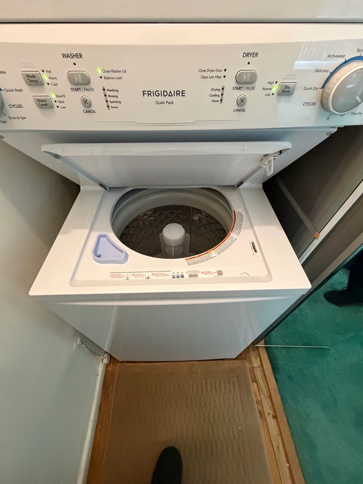 Frigidaire Quiet Pack Washer & Dryer - photo 3