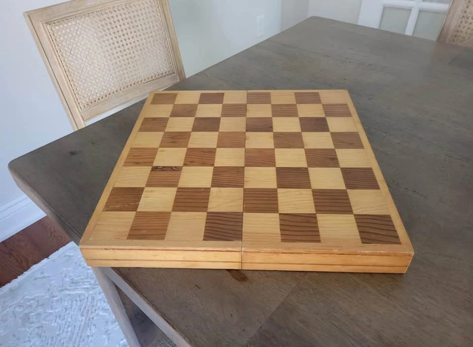 Large wood chess board - photo 3
