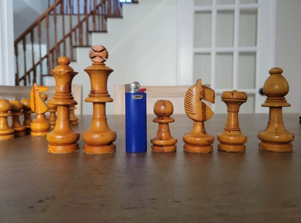 Large wood chess board - photo 4